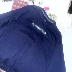 Fruit of the Loom Deep Navy Blue Crew Neck Sweater